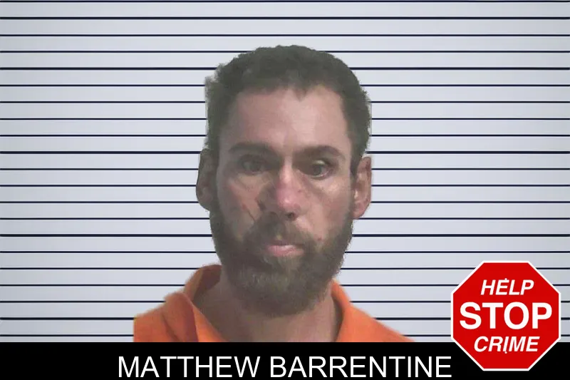 Matthew Barrentine mugshot