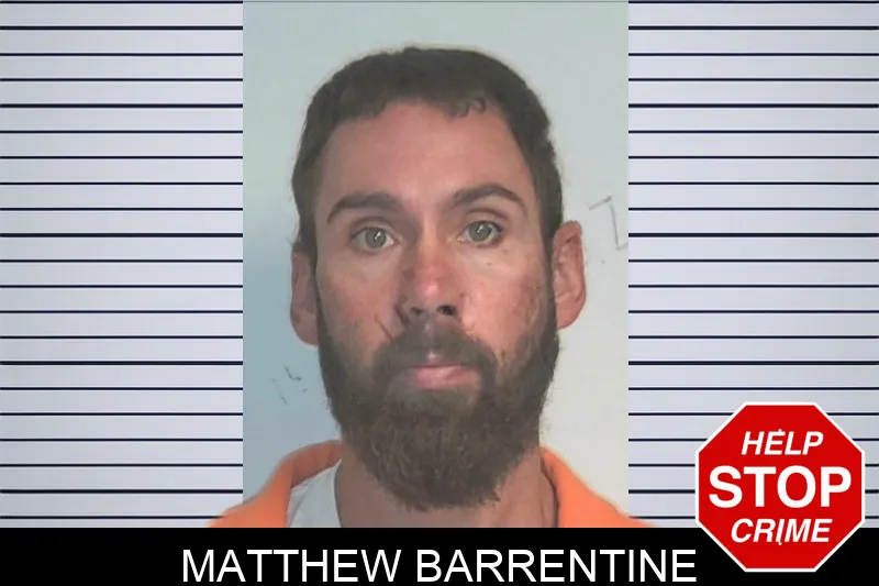 Matthew Barrentine mugshot