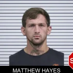 Matthew Hayes mugshot