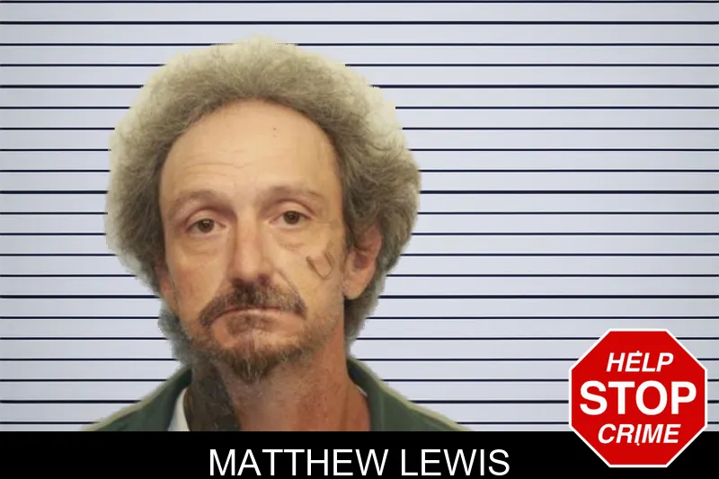 Matthew Lewis mugshot