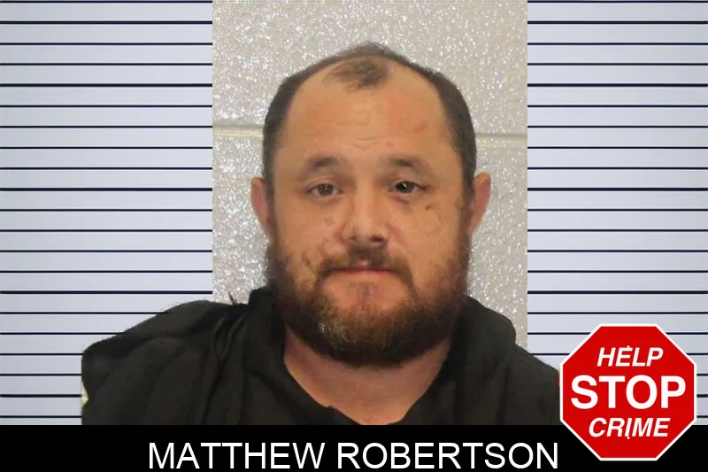 Matthew Robertson mugshot