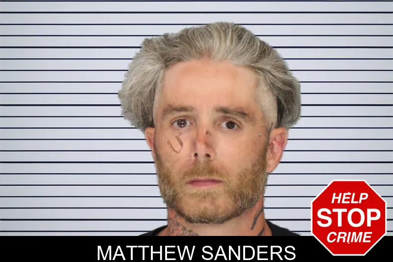 Matthew Sanders mugshot