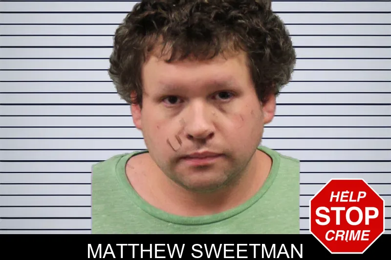 Matthew Sweetman mugshot