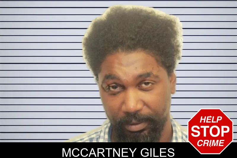 McCartney Giles mugshot
