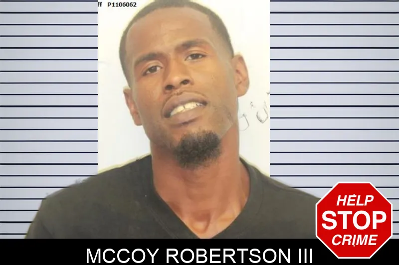 McCoy Robertson III mugshot – Chatham County , Georgia McCoy Robertson III mugshot