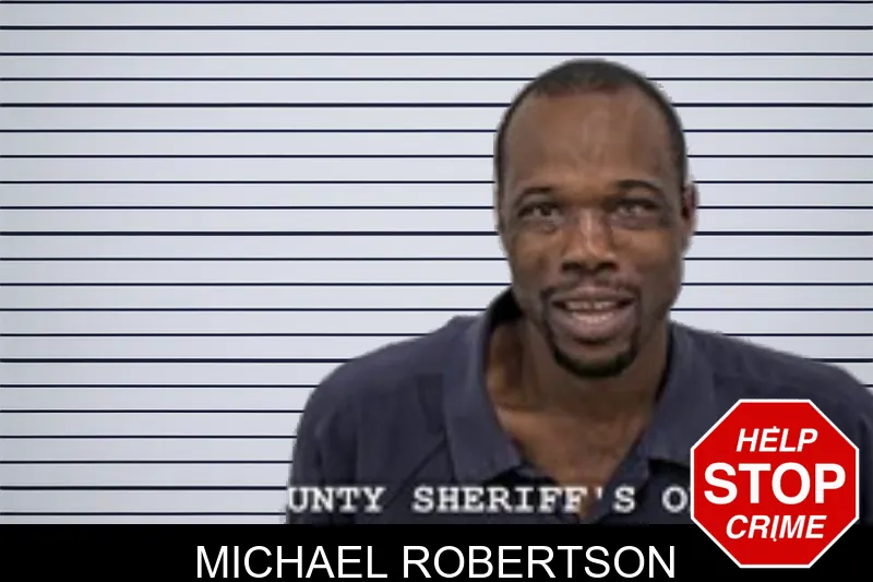 Michael Robertson mugshot
