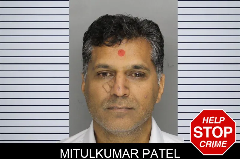 Mitulkumar Patel mugshot – Cobb County , Georgia Mitulkumar Patel mugshot