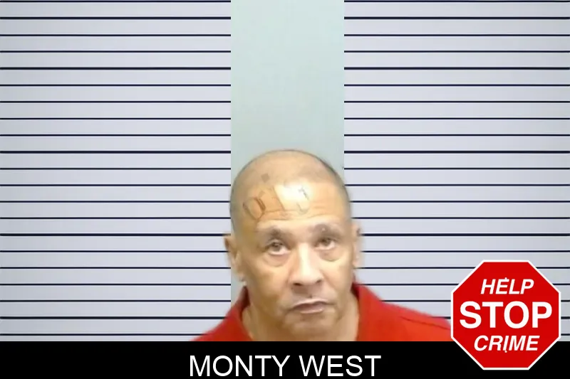 Monty West mugshot