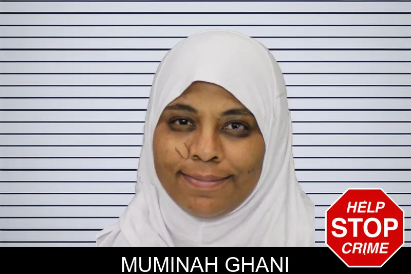 Muminah Ghani mugshot – Cobb County , Georgia Muminah Ghani mugshot