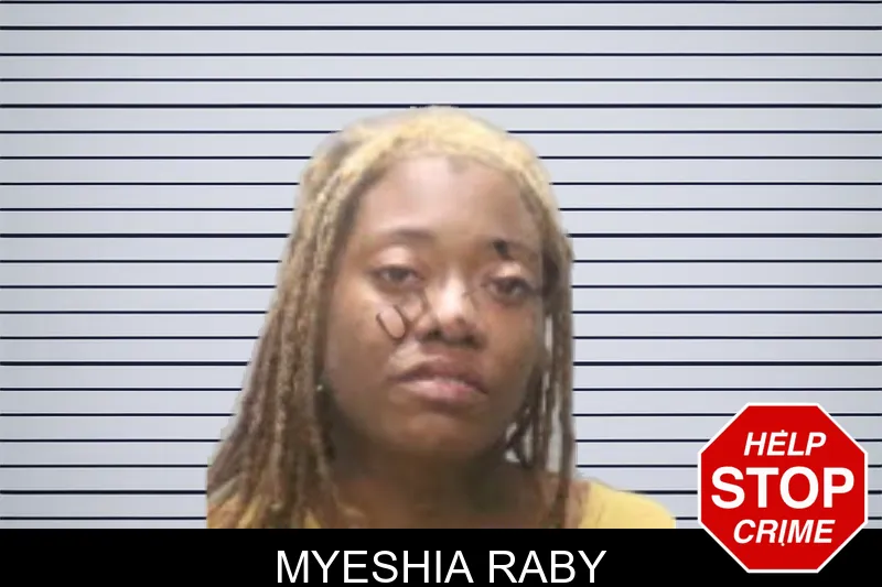 Myeshia Raby mugshot – Muscogee County , Georgia Myeshia Raby mugshot