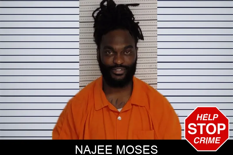 Najee Moses mugshot – Rockdale County , Georgia Najee Moses mugshot
