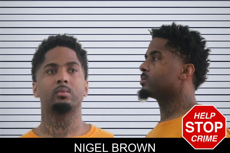 Nigel Brown mugshot – Houston County , Georgia Nigel Brown mugshot