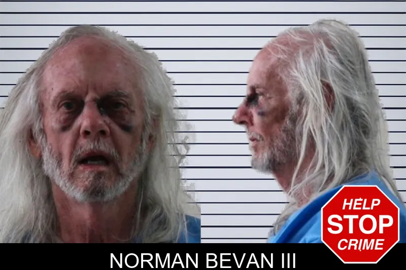Norman Bevan III mugshot
