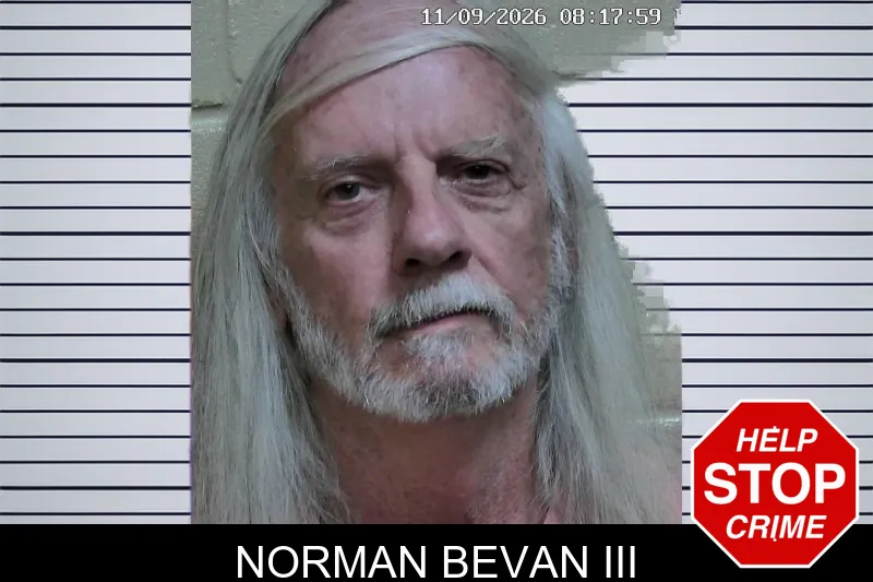 Norman Bevan III mugshot – Montgomery County , Georgia Norman Bevan III mugshot
