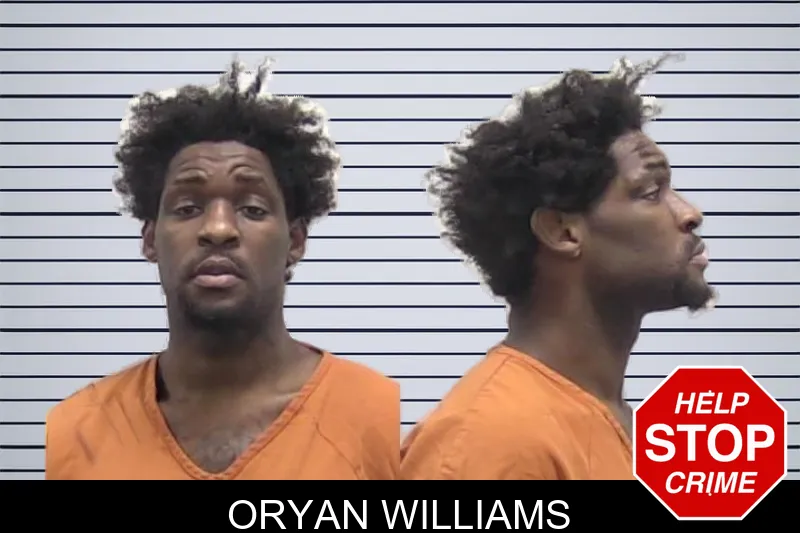 Oryan Williams mugshot