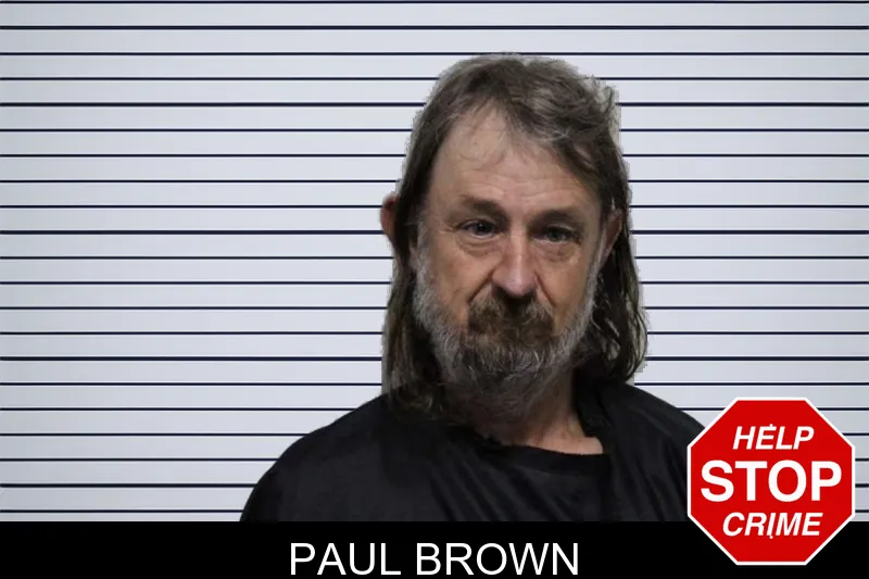 Paul Brown mugshot