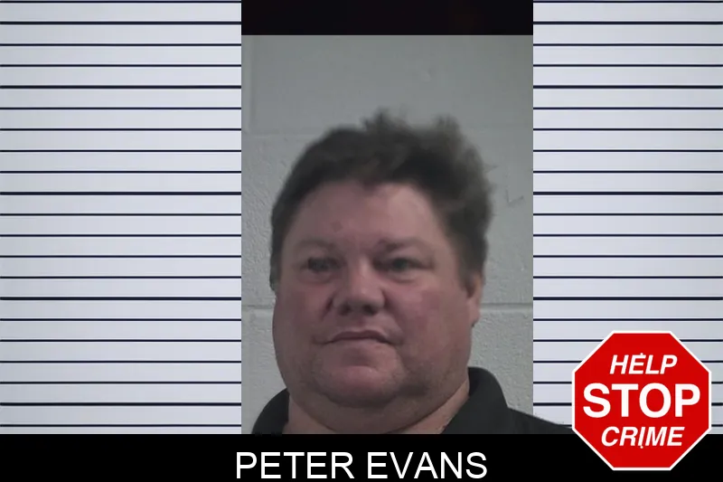 Peter Evans mugshot