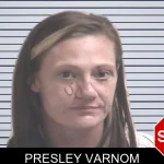 Presley Varnom mugshot