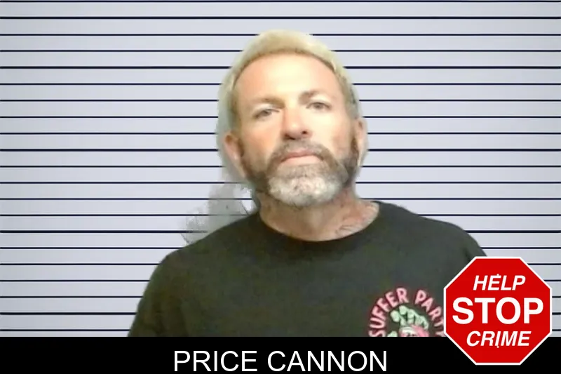 Price Cannon mugshot