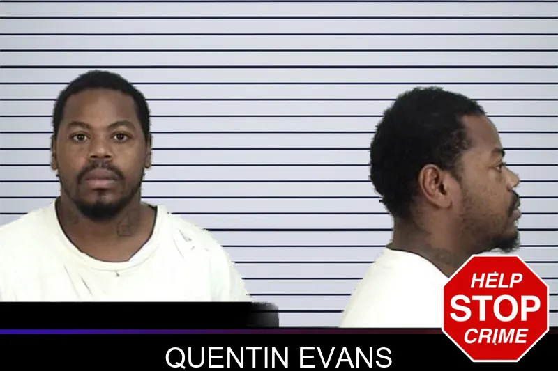 Quentin Evans mugshot