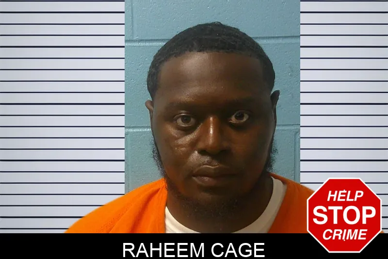 Raheem Cage mugshot – Franklin County , Georgia Raheem Cage mugshot