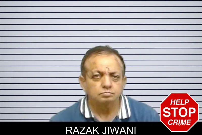 Razak Jiwani mugshot
