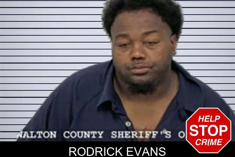 Rodrick Evans mugshot – Walton County , Georgia Rodrick Evans mugshot