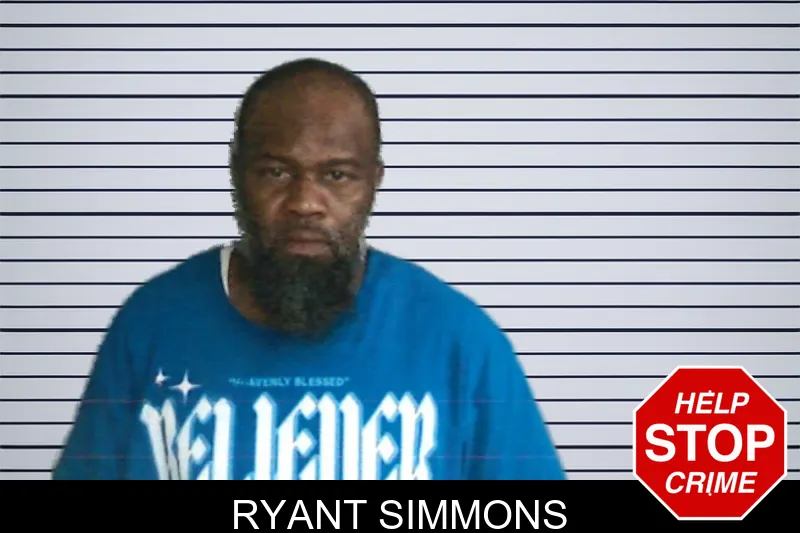 Ryant Simmons mugshot