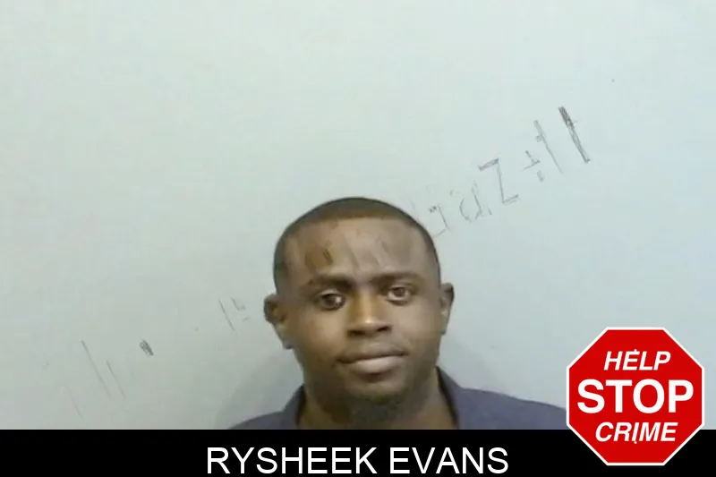 Rysheek Evans mugshot