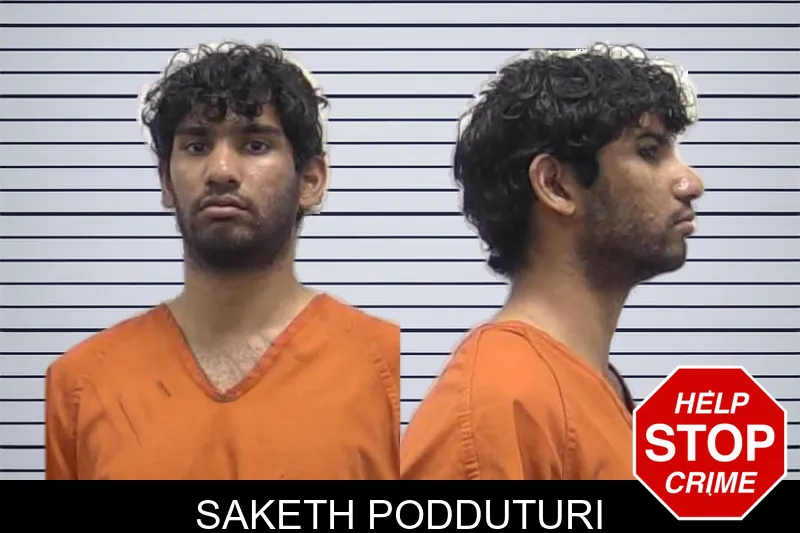Saketh Podduturi mugshot – Clarke County , Georgia Saketh Podduturi mugshot