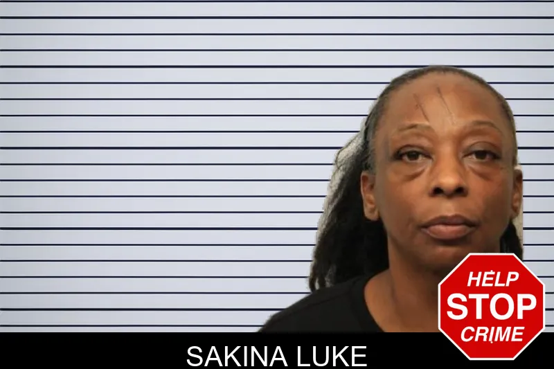 Sakina Luke mugshot