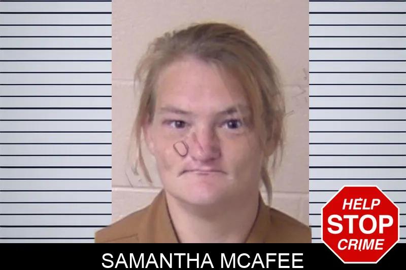 Samantha McAfee mugshot – Walker County , Georgia Samantha McAfee mugshot