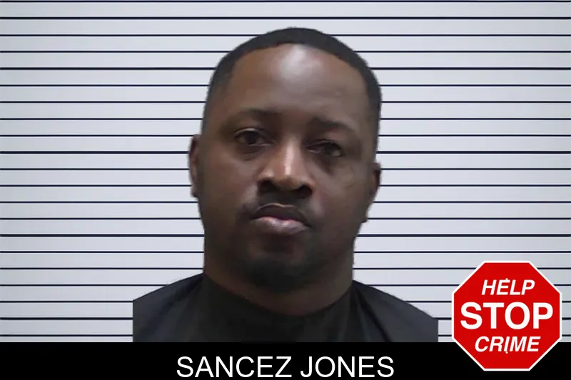 Sancez Jones mugshot
