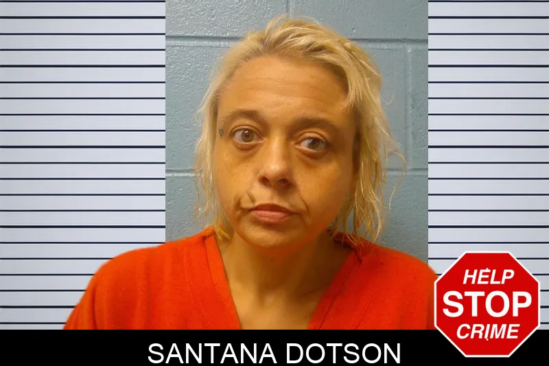 Santana Dotson mugshot – Franklin County , Georgia Santana Dotson mugshot