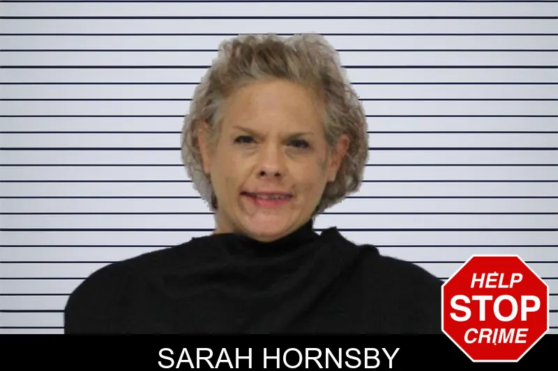 Sarah Hornsby mugshot
