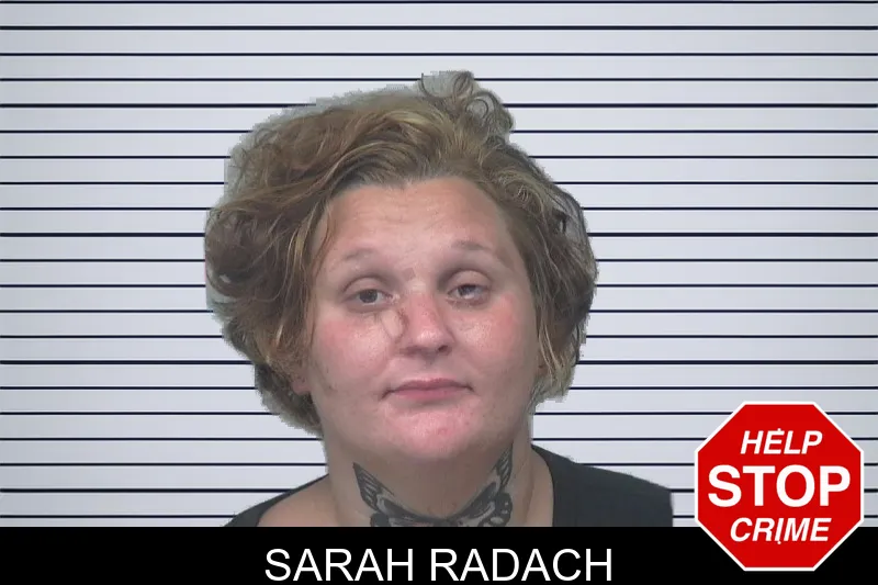 Sarah Radach mugshot