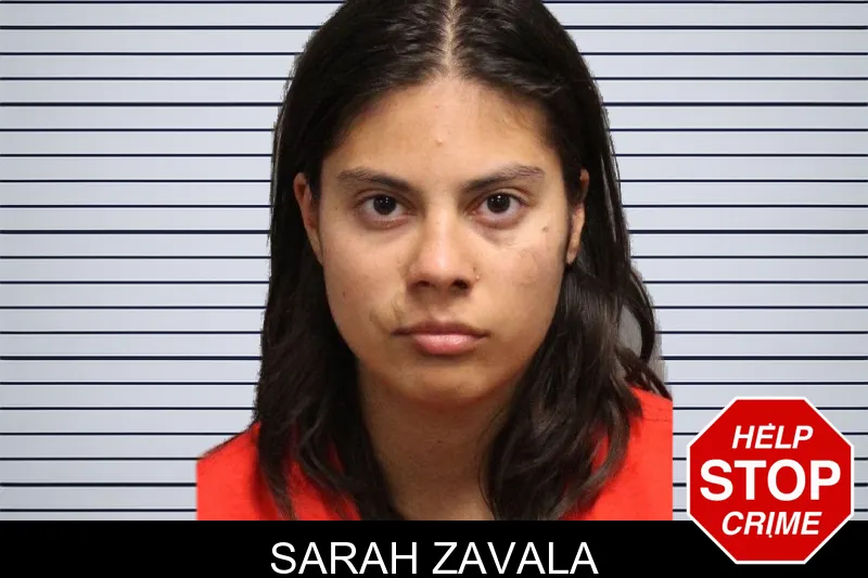 Sarah Zavala mugshot