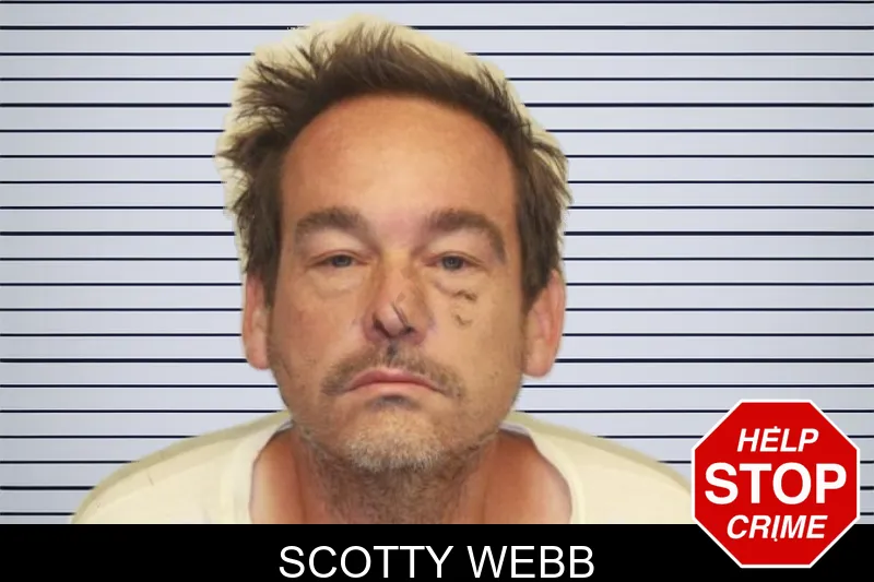 Scotty Webb mugshot