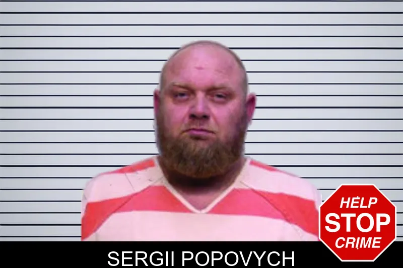Sergii Popovych mugshot – Bartow County , Georgia Sergii Popovych mugshot