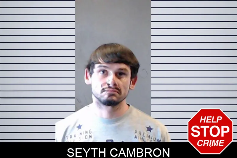 Seyth Cambron mugshot