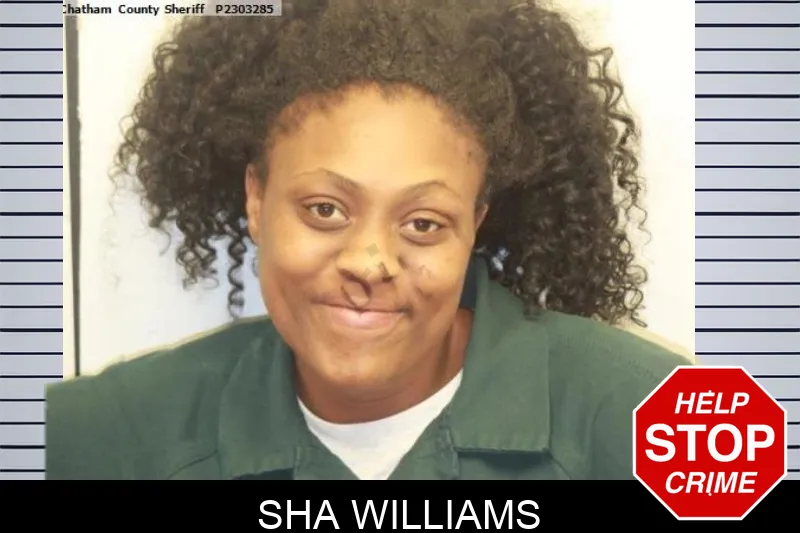 Sha Williams mugshot