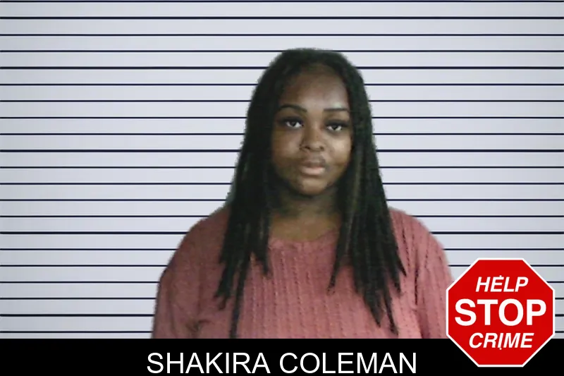 Shakira Coleman mugshot – Twiggs County , Georgia Shakira Coleman mugshot