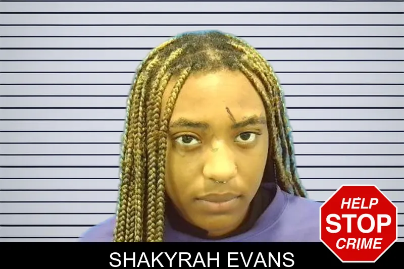 Shakyrah Evans mugshot