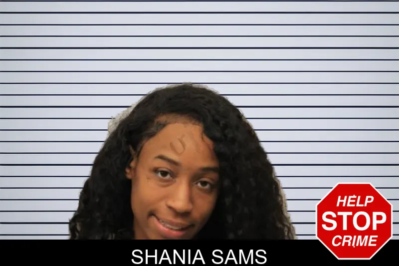 Shania Sams mugshot