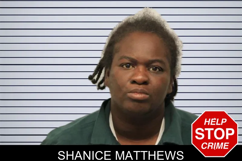 Shanice Matthews mugshot
