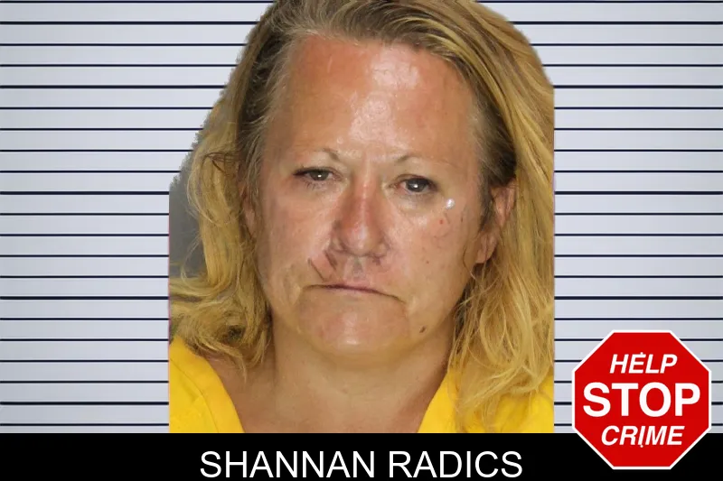 Shannan Radics mugshot