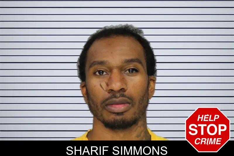 Sharif Simmons mugshot