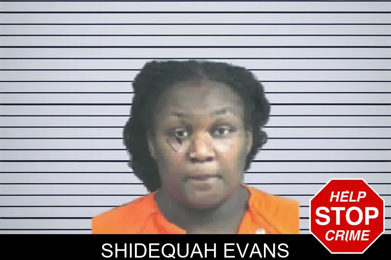 Shidequah Evans mugshot