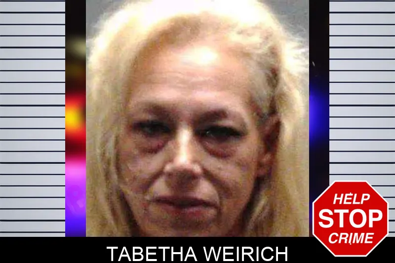 Tabetha Weirich mugshot