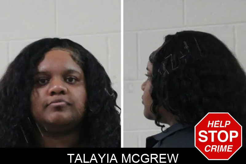 Talayia McGrew mugshot – Houston County , Georgia Talayia McGrew mugshot
